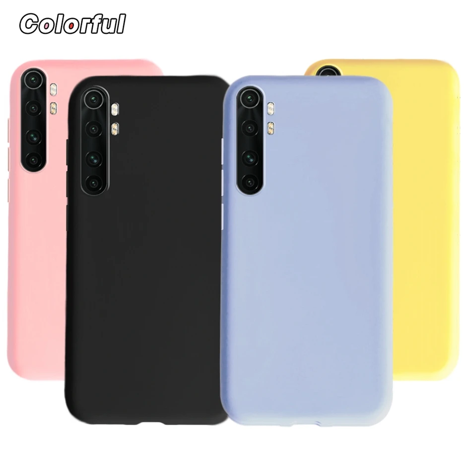 Soft Case For Xiaomi Mi Note 10 Lite Case Xiomi Mi Note10 Lite Pro Cute Silicone Cover Fudnas Phone Cases Mi Note 10 Pro Housing