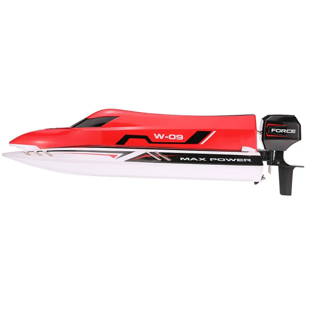 2021New WL915 Rc Boat 2.4G Remote Control Speedboat Rechargeable Waterproof Cover Design Anti-collision Protection Rc Boat