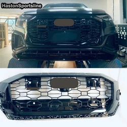 Q8 Front Sport Honeycomb Hood Grill for Audi Q8 SQ8 Sline 2018-2021 Car Styling Accessories