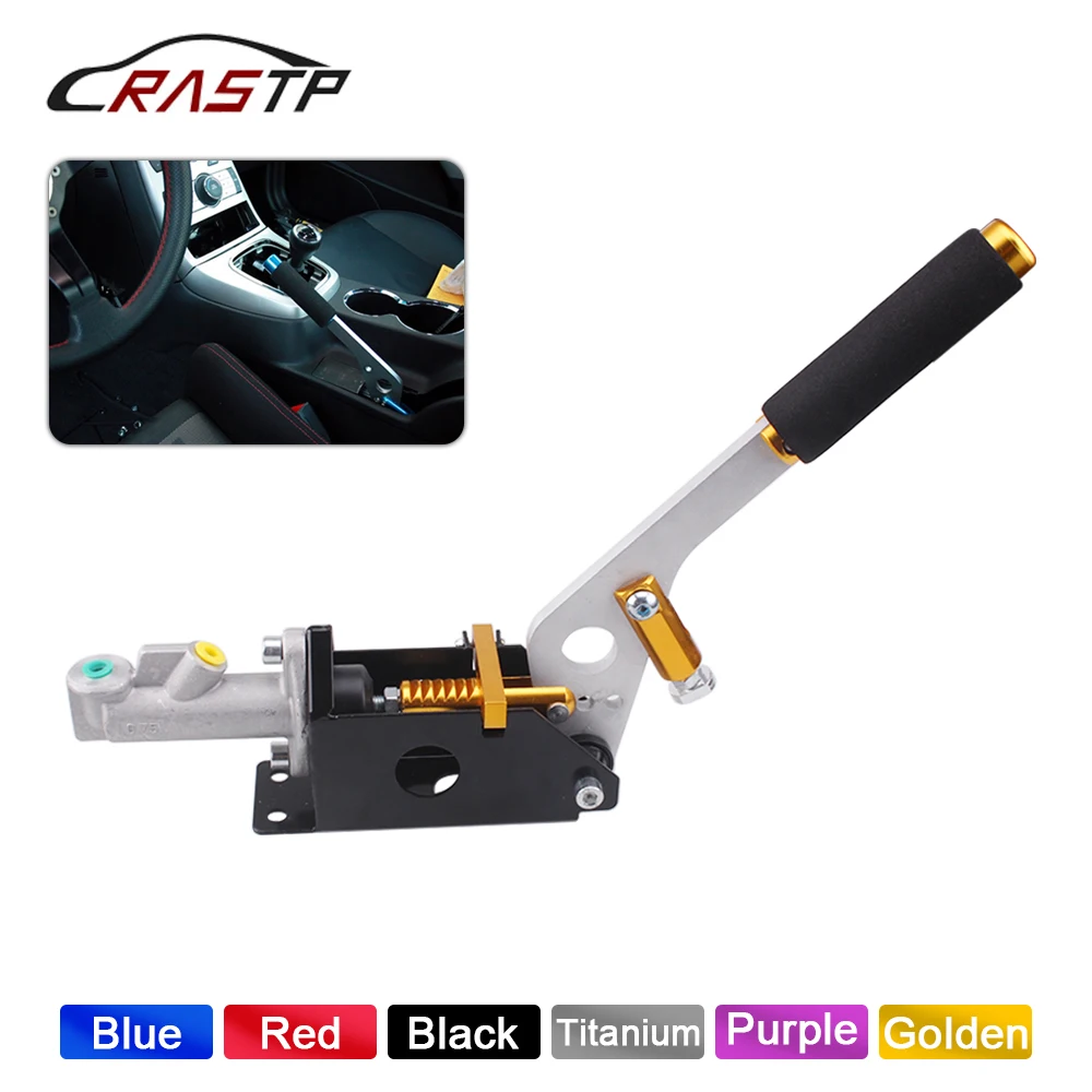 

RASTP Colorful Adjustable Drift Hydraulic E-Brake Racing HandBrake Lever Grip with 0.75"Master Cylinder Hydraulic Drift RS-HB001