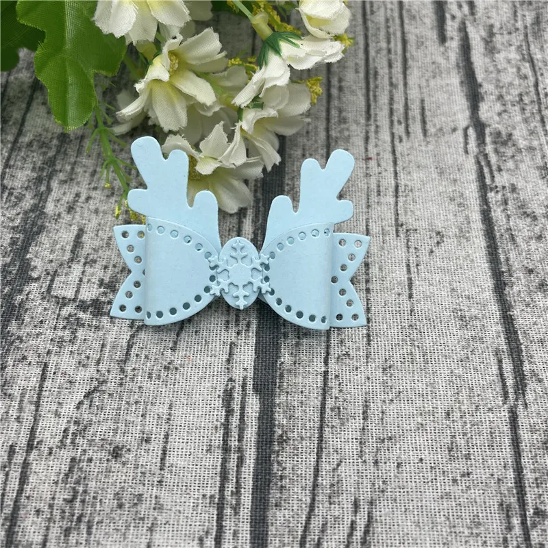 Christmas bow lace Metal Cutting Dies For DIY Scrapbooking Album Embossing Paper Cards Decorative Crafts