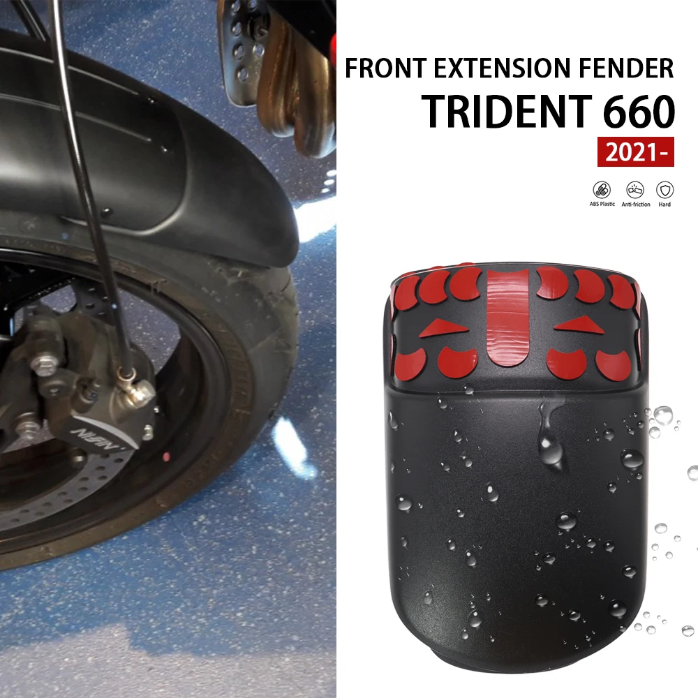 

New Motorcycle Front Mudguard Fender Rear Extender Extension For Trident 660 For Trident660 For TRIDENT 660 For TRIDENT660 2021-