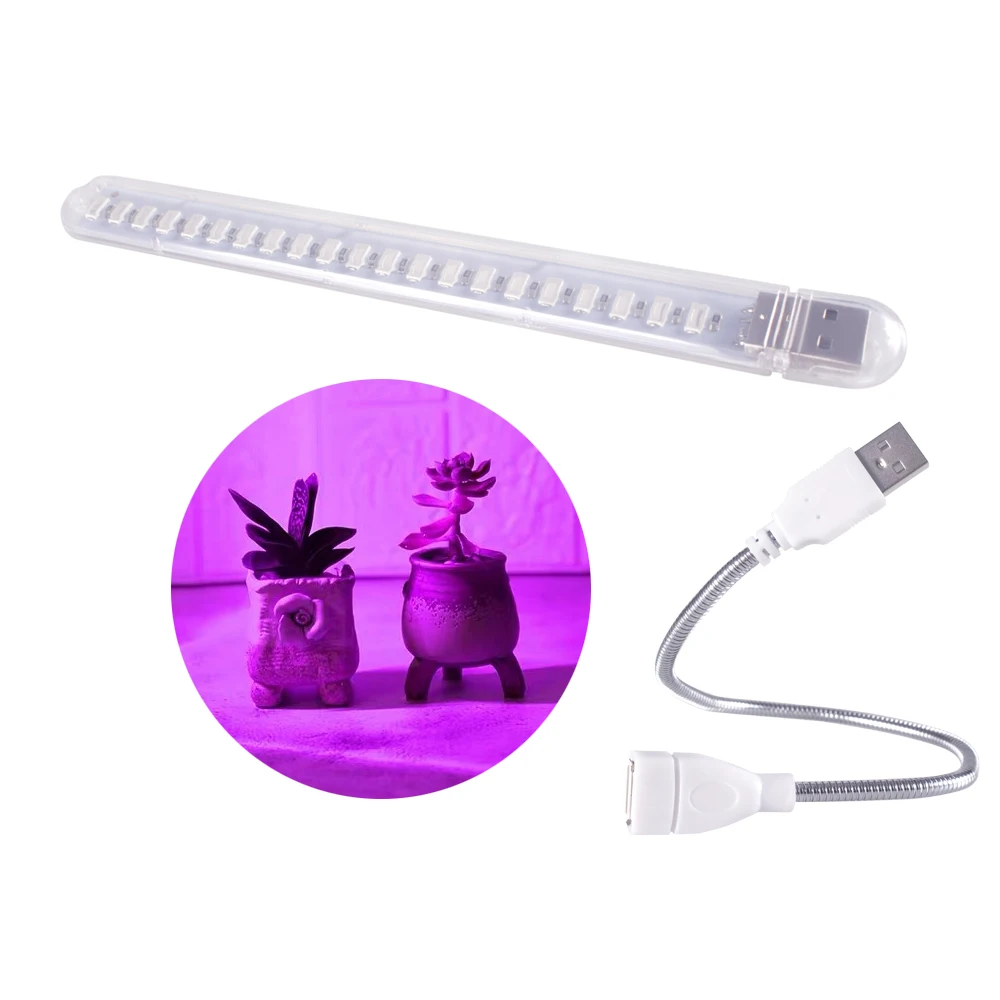 10W DC 5V USB LED Plant Growth Light Portable Rotating Flexible Full Spectrum Indoor Plant Growth Light LED Plant Light