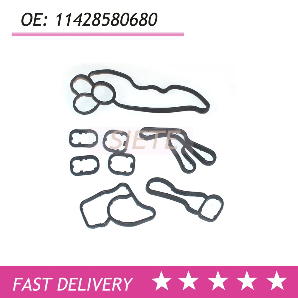 

11428580680 Oil Cooler Gaskets Kits 8PCS ONE SET for F20