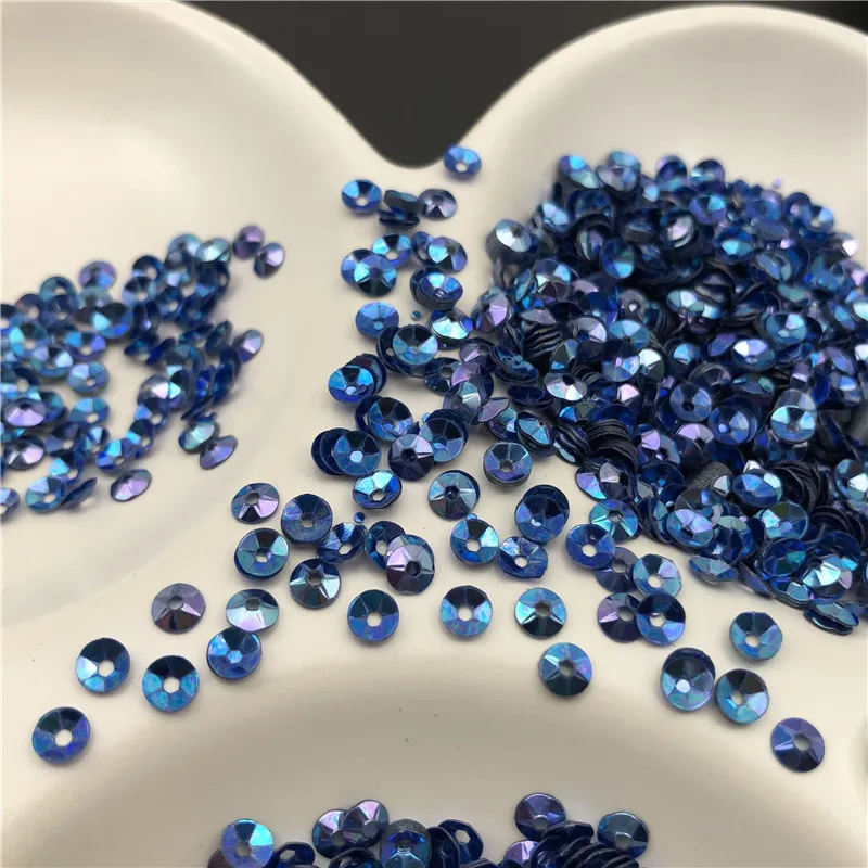 30g 3mm 4mm 5mm PVC Deep Cup Sequins Glitter Paillettes For Clothes,Hat,Shoes.Kids DIY.Crafts Handmade Accessory Wholesale