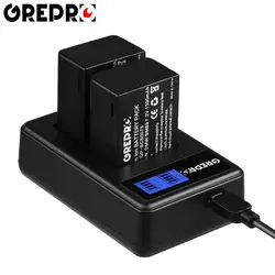 1300mAh DMW-BMB9 DMW-BMB9E DMW BMB9 Battery + LCD Charger for Panasonic Lumix DMC FZ40K FZ45K FZ47K FZ48K FZ60 FZ70 FZ100