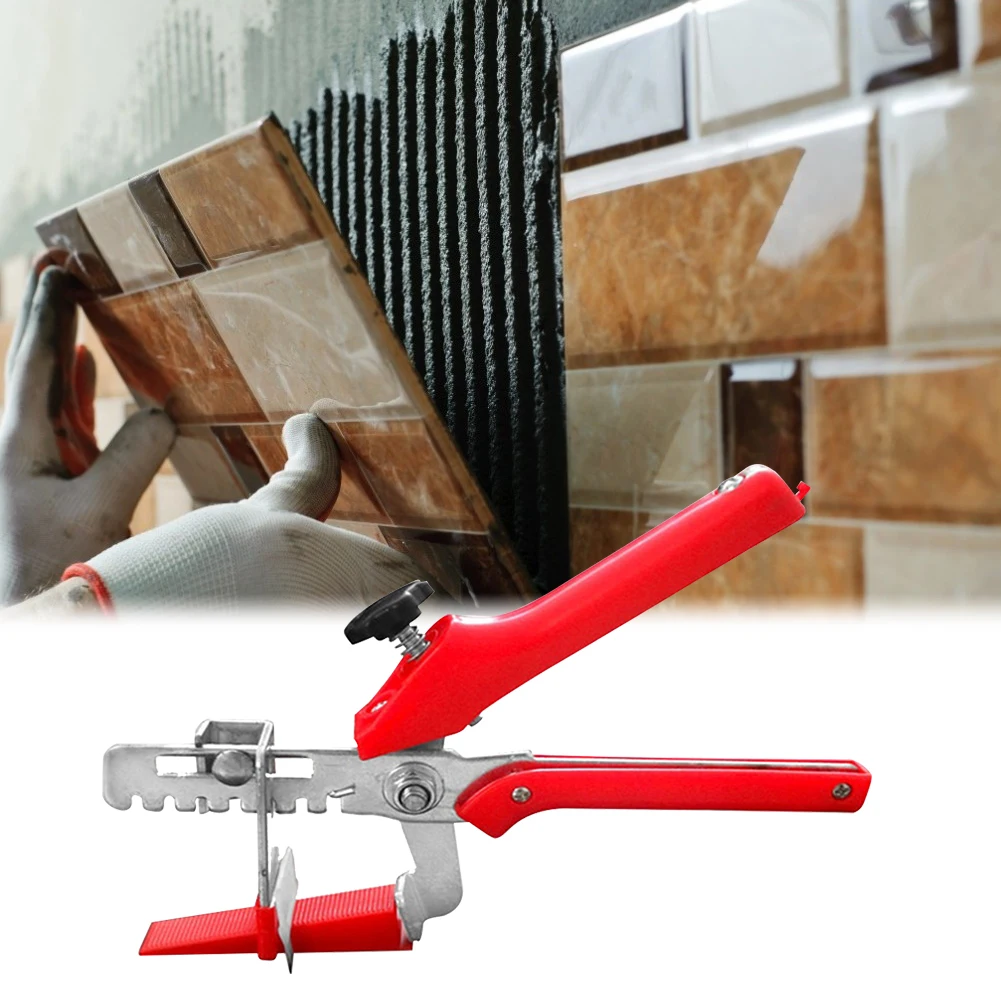 Professionelles Nivelliersystem für Wand- und Bodenfliesen, Zange, ausgewogenes Gerät für Fliesenverlegung, Clips, Keile, Ausrichtungswerkzeuge – Detail 5