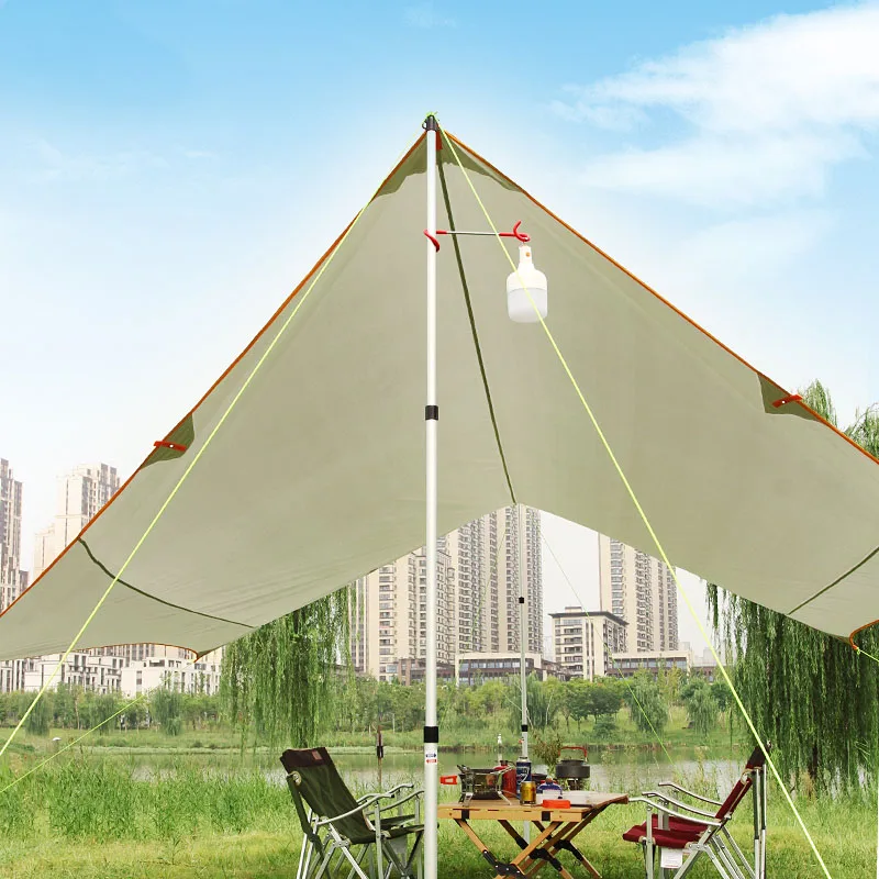 

Aluminum Alloy Canopy Pole, Adjustable Telescopic Buckle, Ultralight Tent Foyer, Outdoor Camping, 230cm