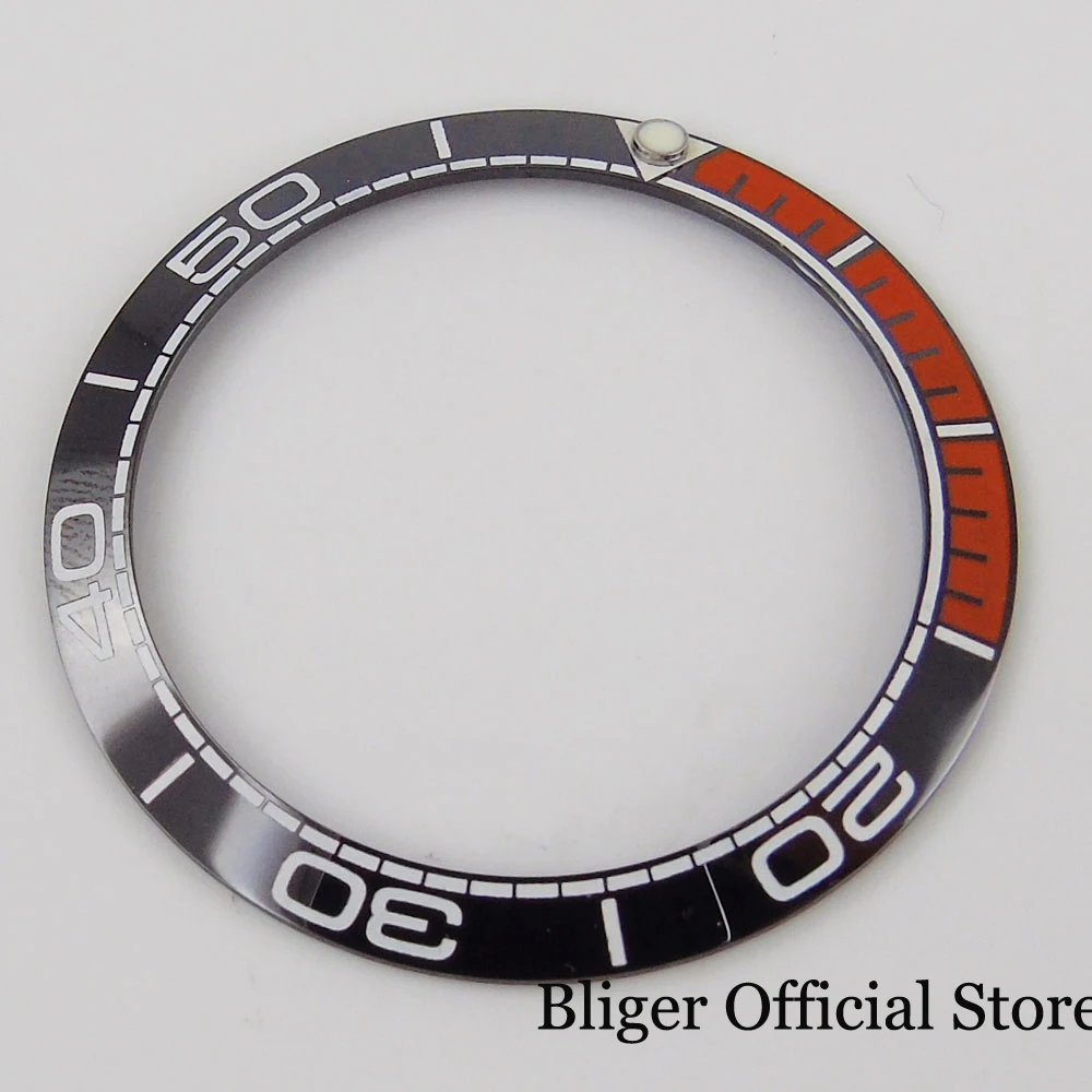 New 38mm Ceramic Watch Bezel Insert Fit 40mm Automatic Men Watch