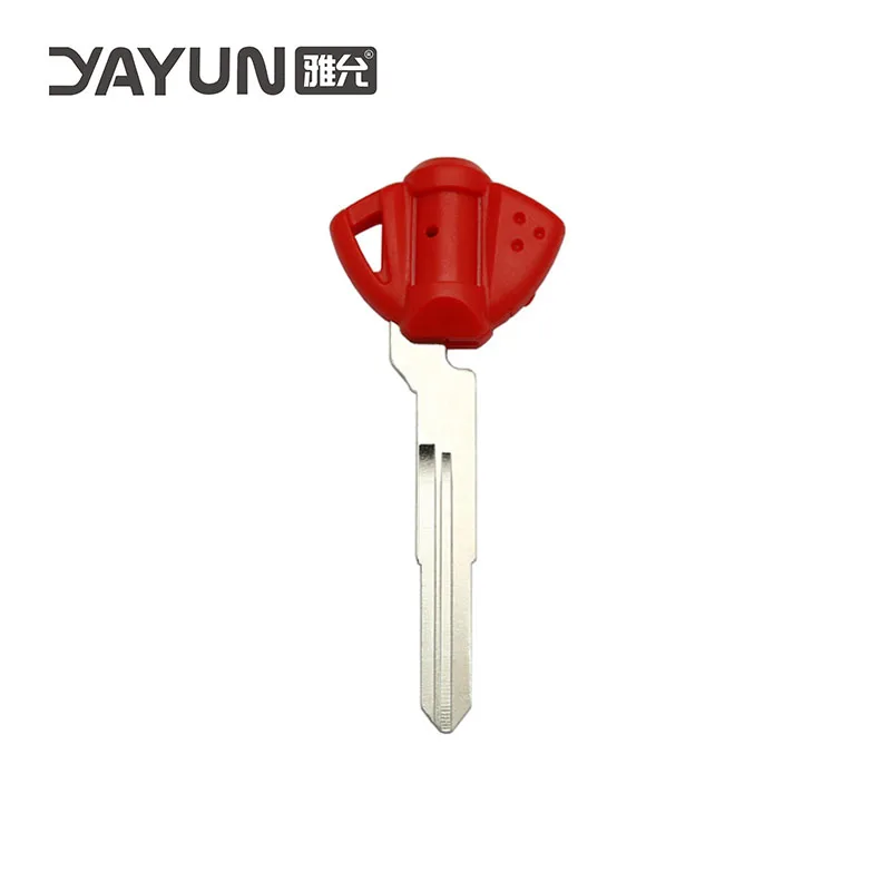 YAYUN ForSuzuki Motorcycle Key Shell (Red)  Uncut Key blank blade (SUZ18)  Without Chip