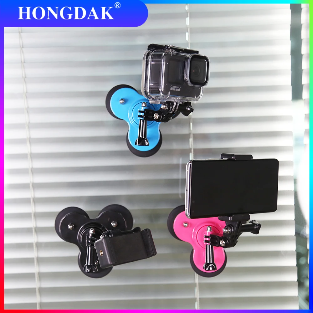 Mini Suction Cup Car Window Vacuum Sucker Mount for Phone GoPro Hero 10 9 8 7 6 5 Glass Sucker for Action Camera Accessories