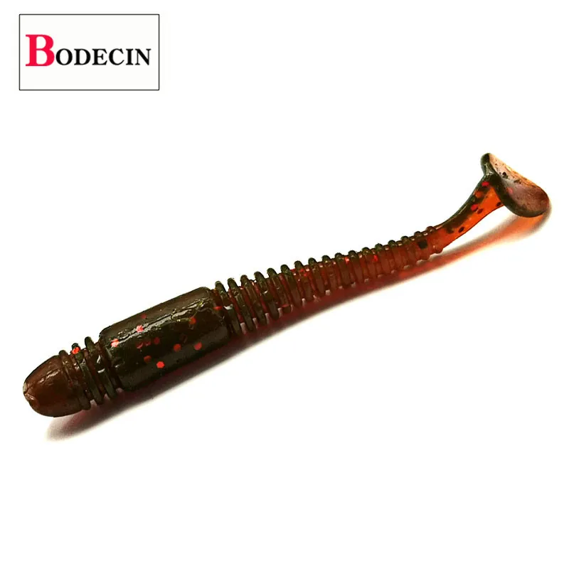 Spiral T Ekor Grub Cacing Ikan Mas/Silicone/Lembut/Palsu/Buatan Umpan untuk Memancing Umpan/Orang Yg Tak Dpt Dipercaya shad Vibrotail Tioga Karet Swimbaits