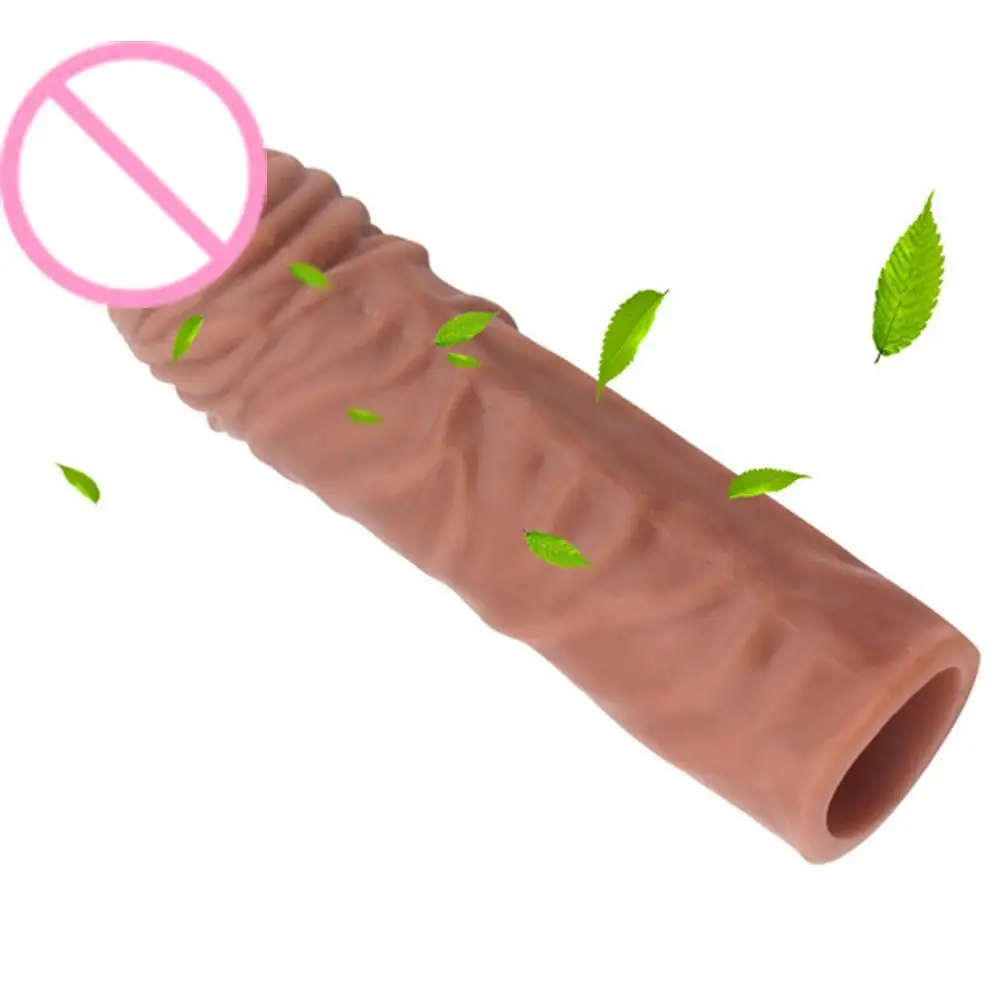 OLO Penis Sleeve Imitating Penis Enlargement Sex Toys For Men Condoms Male Cock Extender Dildo Enhancer Male Sex Toys