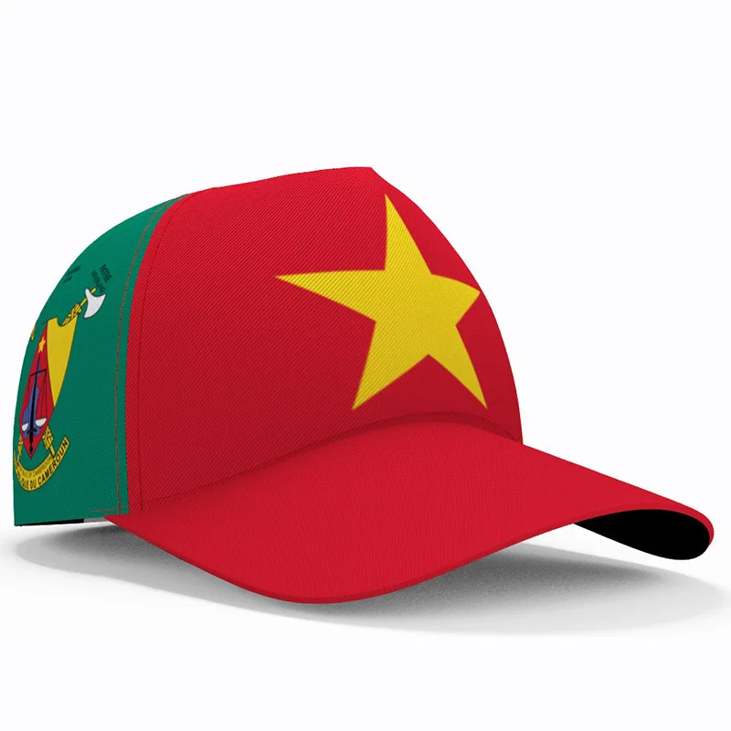 

Cameroon Baseball Caps 3d Free Custom Name Number Team Logo Cm Hats Cmr Country French Cameroun Nation Cameroonian Flag Headgear