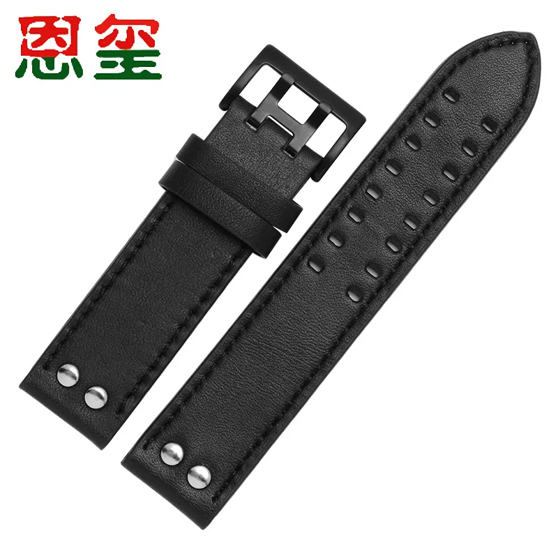 

20mm 22mm Retro Genuine Leather Strap Adaptation For C-ASIO EFR-303L/303D/304 EFV-540 MDV-106 Men's Watchband