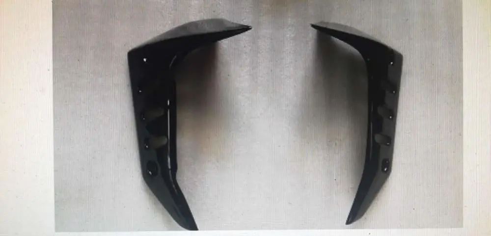 For Kawasaki Z750 2004 2005 2006 2007 Motorcycle Fairing Radiator Side Cover Cowl Protector Gloss Black sliver ABS Z 750