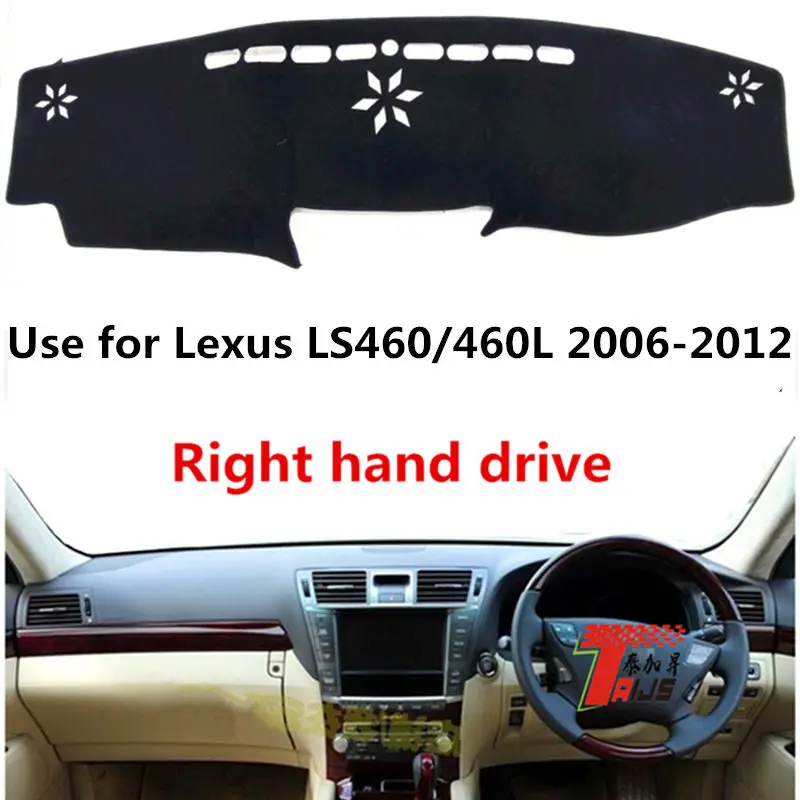 TAIJS Factory Anti Dust Polyester Fibre Car Dashboard Cover For Lexus LS460/460L 2006 2007 2008 2009 2010 11 12 Right hand drive