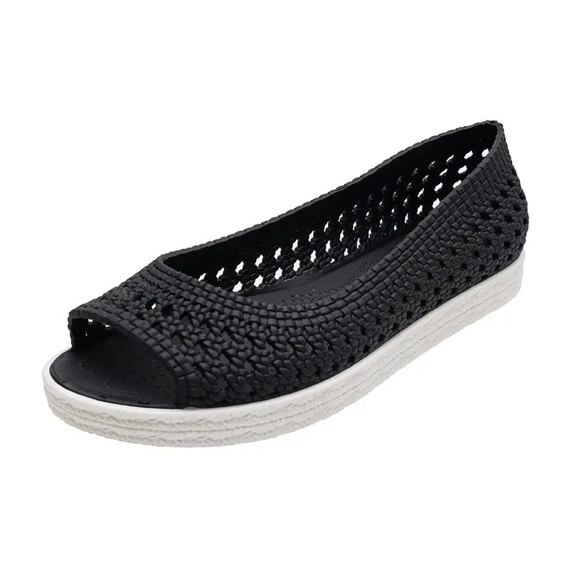 2021 Women Summer Beach Sandals Female Cool Water Beach Garden Shoes Ladies Brand Sneakers Light Soft Water Jelly Clogs Cheap