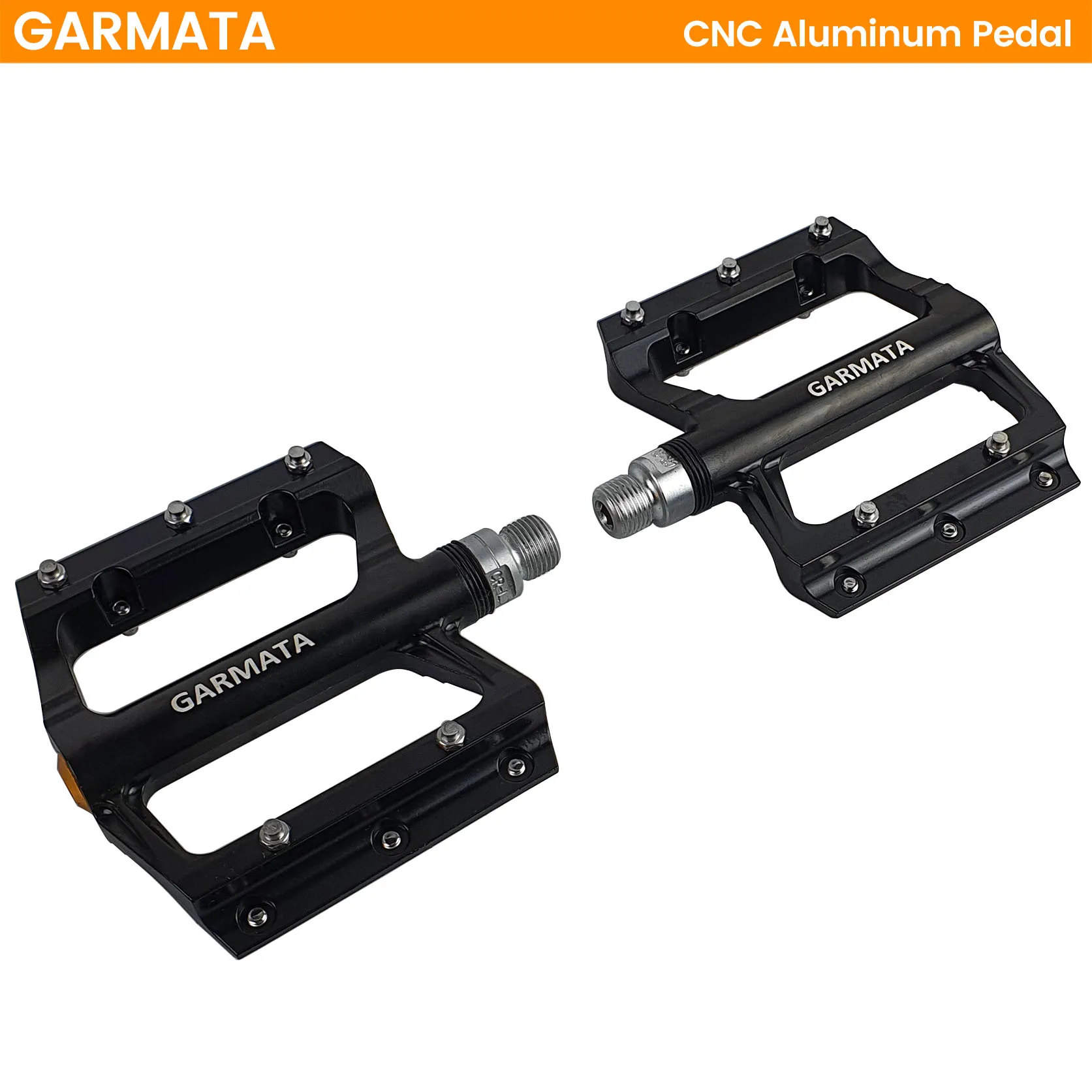 Garmata Bicycle Bike Pedals CNC Aluminum Pedals Ultralight Bearings Flat Platform Bicycle Parts Accessories