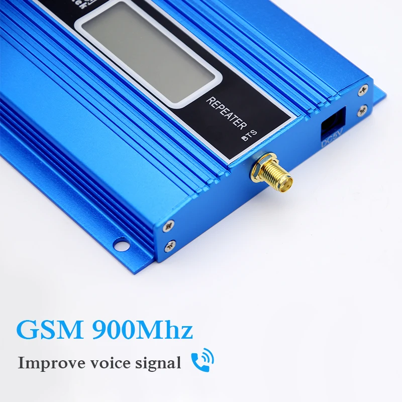 Lintratek GSM Repeater 900Mhz Signal Booster GSM 900 Ampli 2G Mini Mobile Phone Signal Repeater LCD Display Full kit 10M cable