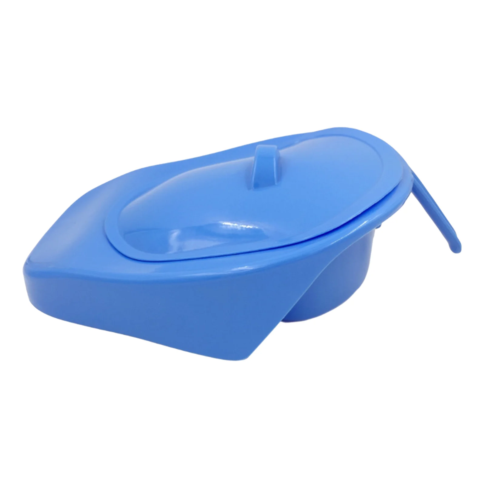 Bedpan Bed Pan with Lid Handle Emergency Device for Patient Women Men Large Capacity Bedpan Incontinence Aids Bed Pan