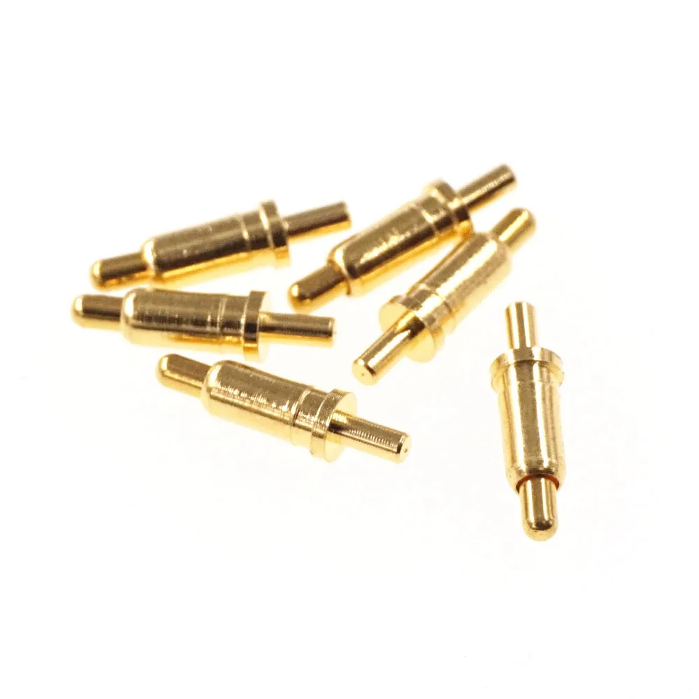 10Pcs Spring Loaded Pogo Pin Connector Barrel Diameter 1.8 MM Height 5.0 Vertical PCB Through Hole Flange 1.8 2A M1540