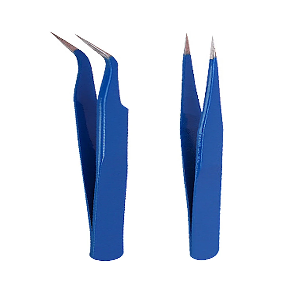 1pc Candy Color Stainless Steel Tweezers Macaron Color Tape Sticker Tool Journal Gadgets Simple Practical Portable Tweezers