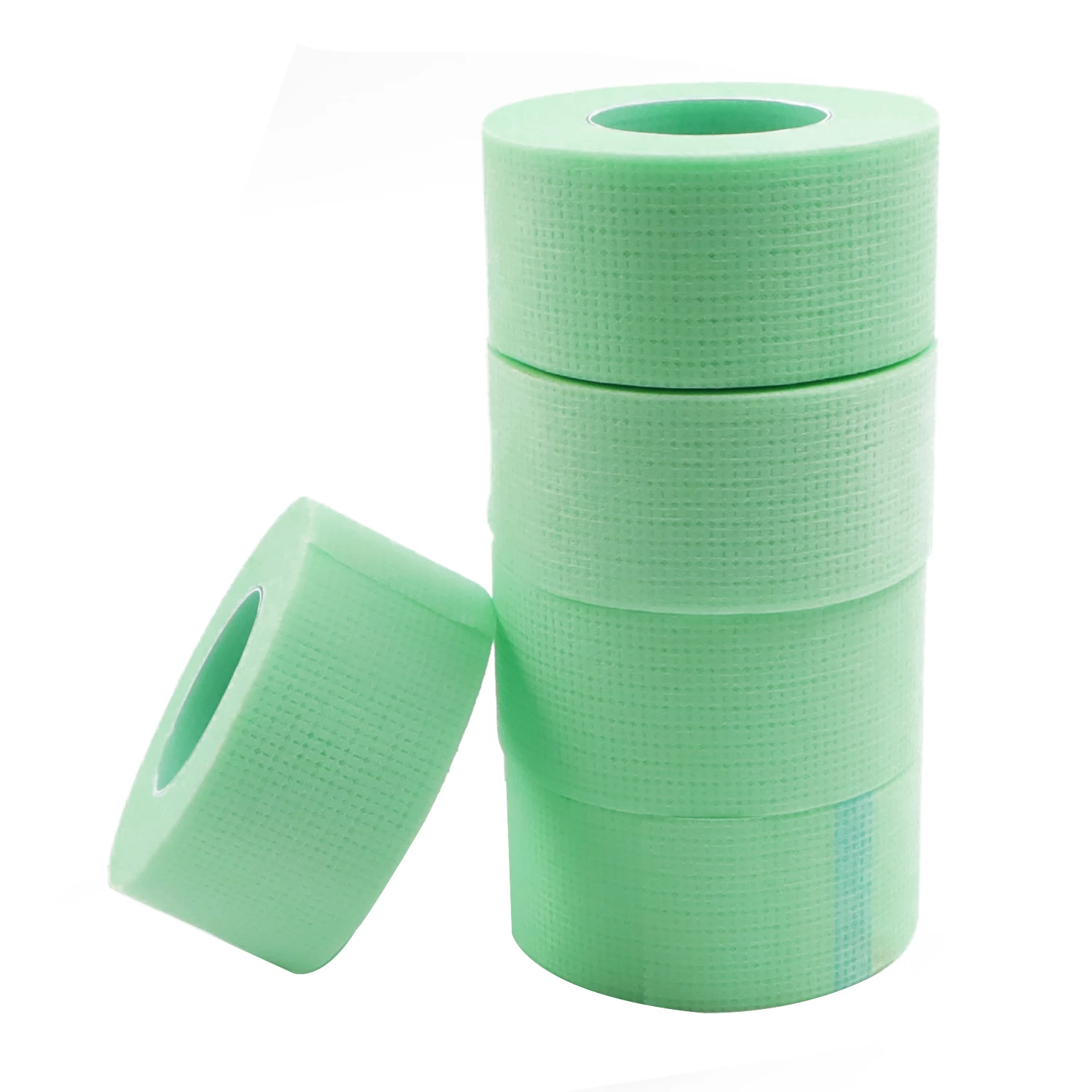 TDANCE Colorful Soft 5 Rolls Professional Breathable Makeup Eyelash Extension Medical Tapes Adhesive Tape for False Lashes Tools