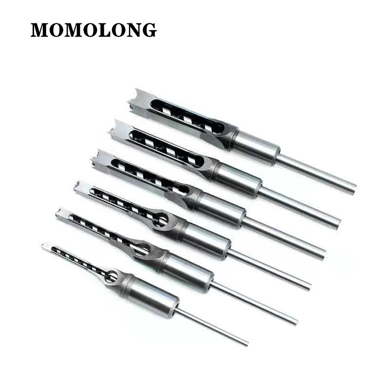 4/5/6PCS 6.0มม.-16มม.HSS Twist เจาะ Bits ไม้สว่านชุดเครื่องมือชุดรูขยายเลื่อยสแควร์ Auger ดอกสว่าน