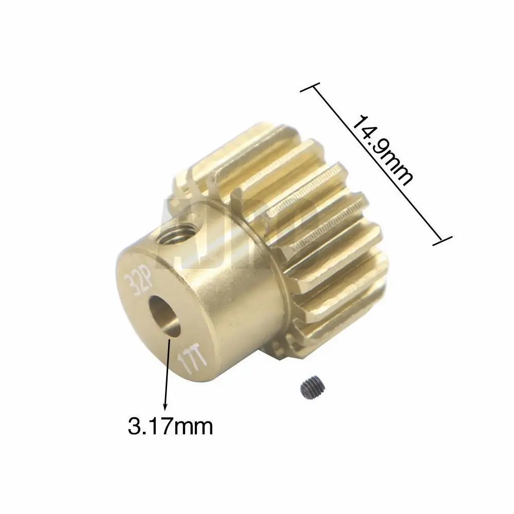 32P M0.8 3.175mm 13T 14T 15T 16T 17T 18T 19T 20T 7075 Aluminum alloy Metal Pinion Motor Gear For 1/10 RC Model Car Motor gear