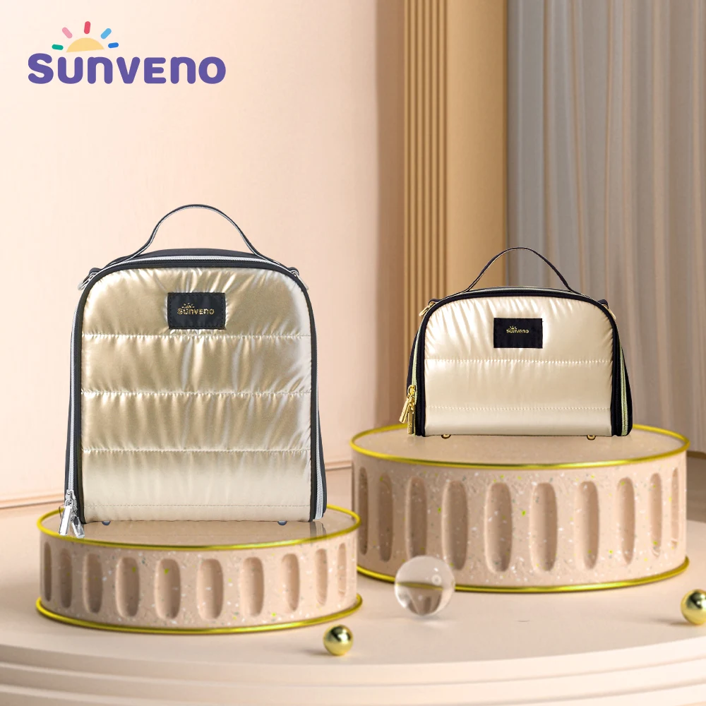 Sunveno-bolsa térmica para biberón de bebé, bolsa aislante portátil para alimentación de bebé, mantiene el calor/frío, aislamiento para biberón de