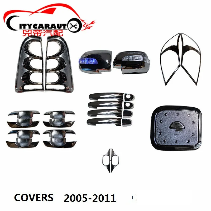 Chromium Car Styling Hoods Lamp Cover Handle Cover Bowl Cover Tank Cover Auto Accessories Fit For Hilux Vigo 2006-2011