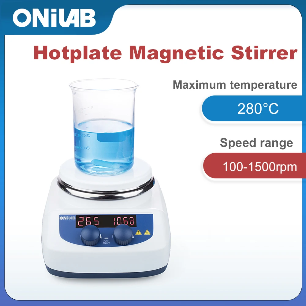 ONILAB RCT280-Pro Lab Electric Magnetic Mixer Hotplate Liquid Stirrer