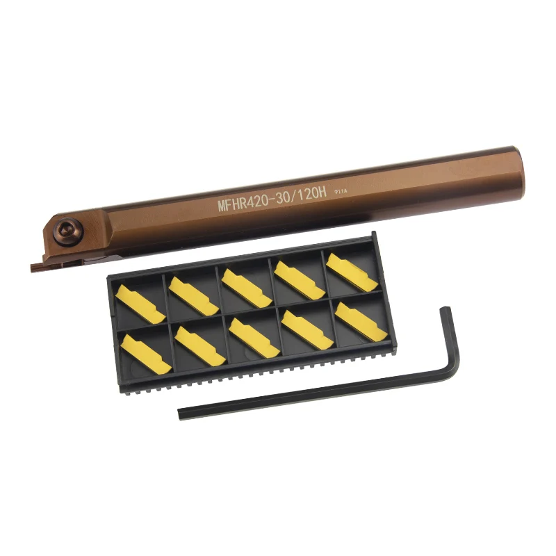 Imagem -04 - Carbide Insert Internal Turning Tool Spring Steel End Face Cutting Groove Arbor Lathe Cutter Bar Mgmn200 300 e 400 Mfhr216 Mfhr320 425