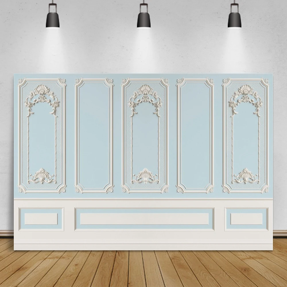 Laeacco 빈티지 세련된 벽 램프 테이블 나무 바닥 파티 어린이 가족 촬영 사진 배경 사진 배경 사진 스튜디오