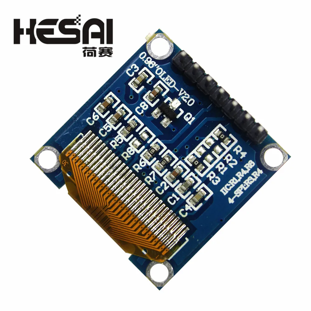 0.96 inch OLED White Display Module 128X64 OLED SPI 7pin Driver Chip SSD1306 For Arduino Diy Kit