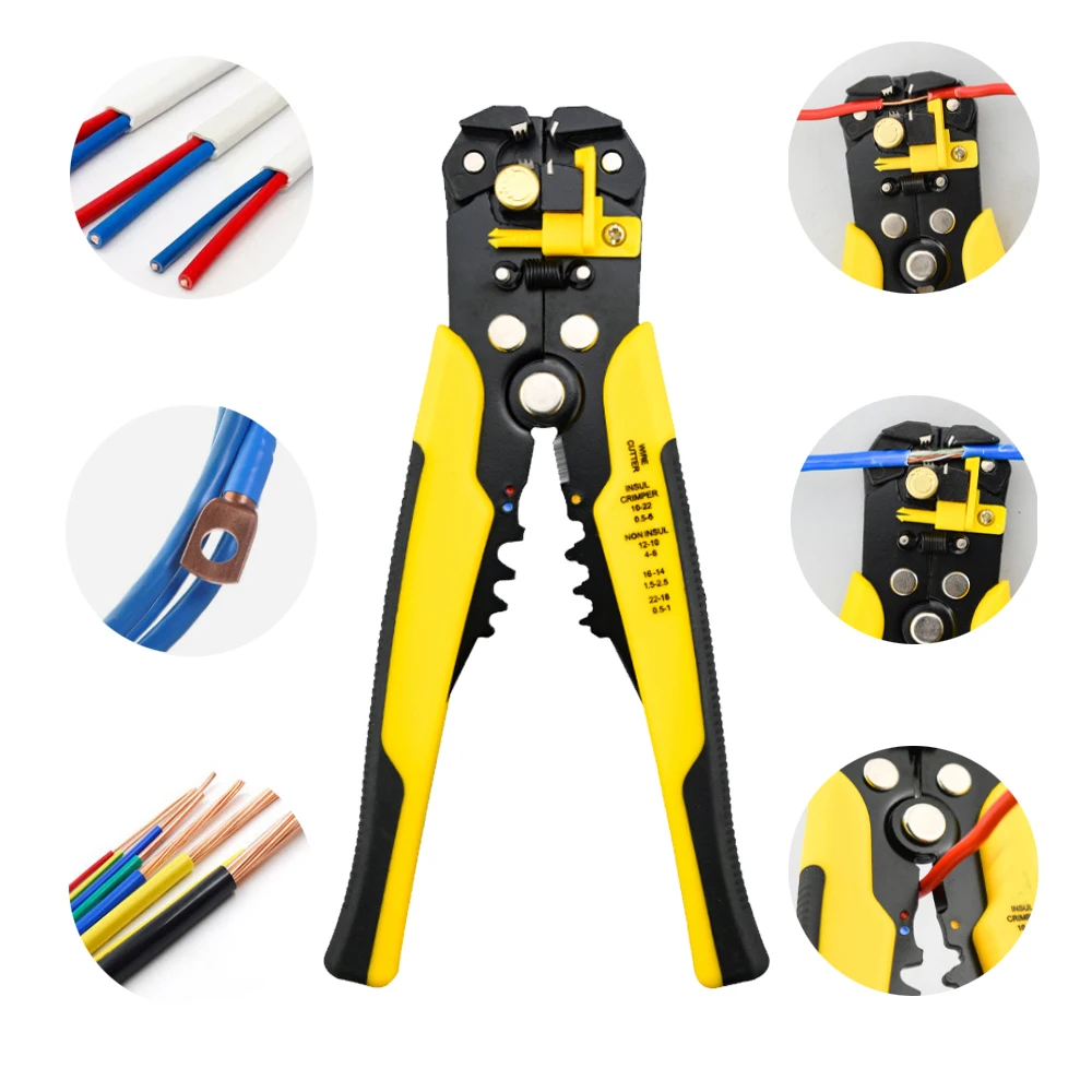 Pinze spelafili utensili spellafili utensili manuali terminale a crimpare 0.2-6.0mm utensili automatici di marca multifunzione ad alta precisione