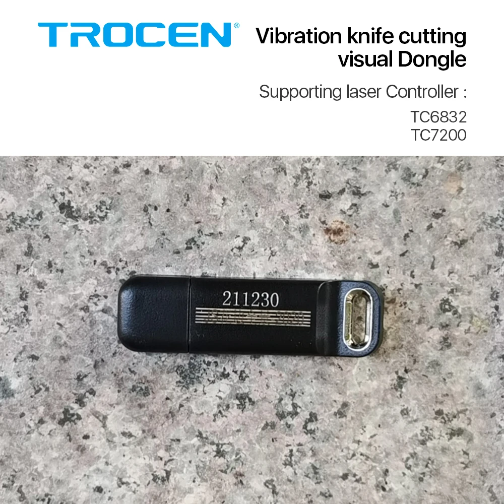 Trocen USB Vibration Knife Cutting Visual Dongle CCD Match with TC6832 TC7200 CNC Controller For Engraving Cutting Machine