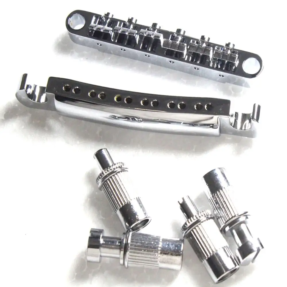 12 String Tune-O-Matic Bridge&Lock Tail Piece Chrome