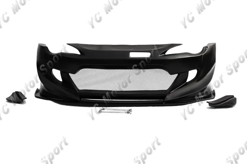 FRP Fiber Glass GRD X PD Ver.3 Aero Style  Front Bumper & Front Splitter & Front Canards Fit For 2012-2018 GT86 FT86 ZN6 FRS BRZ