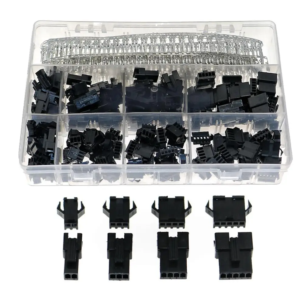 

560pcs boxed DuPont terminal connector SM2.54-2P/3P/4P/5P terminal block kit