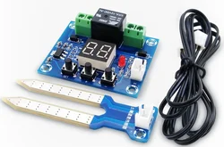 XH-M214 12v controlador do sensor de umidade do solo sistema irrigação módulo rega automática display digital controlador umidade vermelho