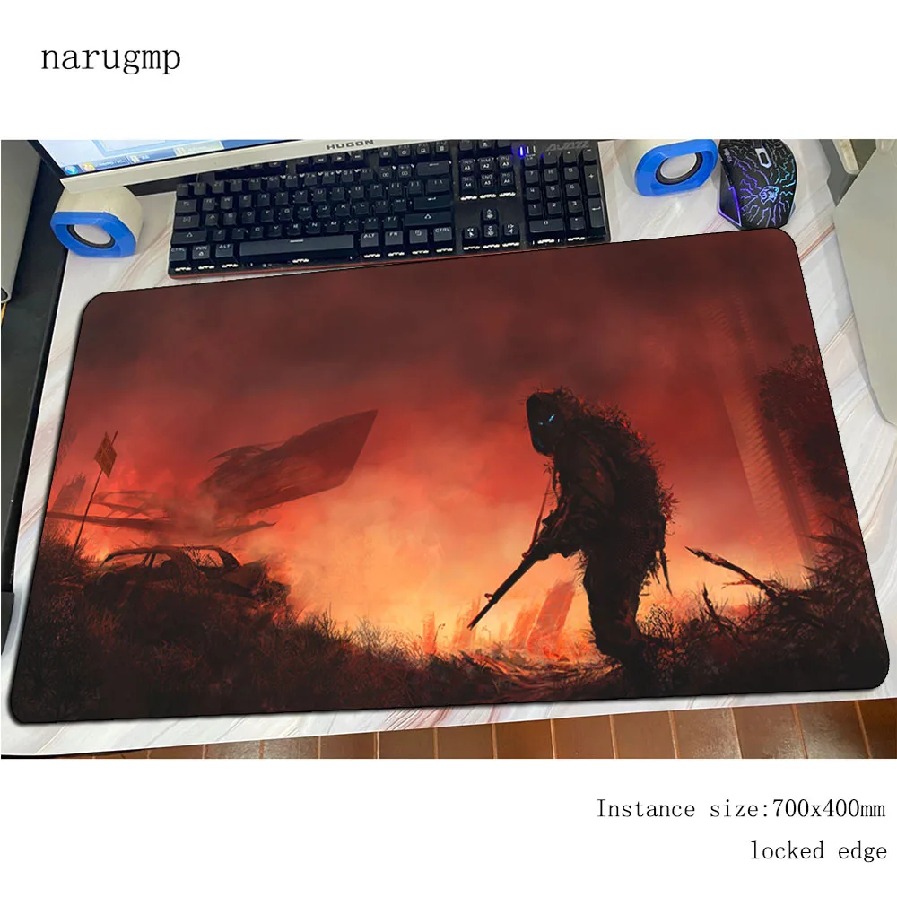 stalker mouse pad gamer 80x40cm mousepad Birthday rubber desk mat present gaming padmouse accessories pc keyboard mats oversized