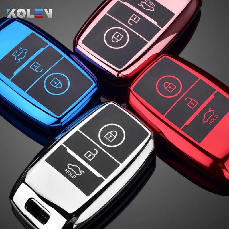 Soft TPU Car Remote Key Case Cover Shell For KIA Rio Rio5 Sportage Ceed Cerato K3 KX3 K4 K5 Sorento Optima Picanto Accessories