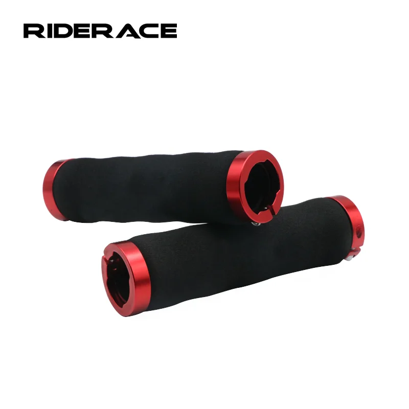 

Bicycle Handle Grips Ultra Light Single Side Locking Sponge Handgrip Mountain Bike Anti-skid Handle Bar Cycling Accessories