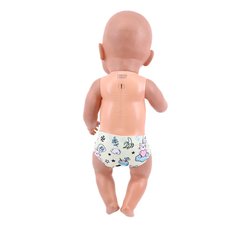 15 Styles Doll Panties 43cm New Born Baby Doll Items Accessories for American 18 Inch Girl Baby Reborn Generation,Toys For Girls