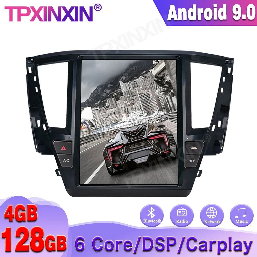 

128G For MITSUBISHI PAJERO Sport 2020+ Android 9.0 Car GPS Navigation Auto Stereo HeadUnit Multimedia Player Radio Tape Recorder