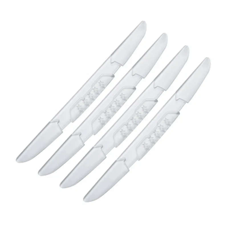 Car Door Edge Guards Anti-Scratch Protector Universal Auto Door Bumper Guard Anti-Collision Protector 4 PCS (Transparent)