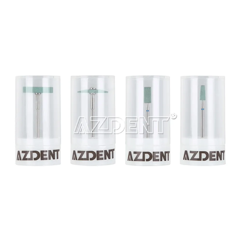 AZDENT Dentallabor-Polierer, Keramik-Diamant-Schleifkopf, Steinschleifer, Zirkonoxid-Keramik, Kronen-Polierer, 2,35 mm, schnelles Polieren – Detail 8