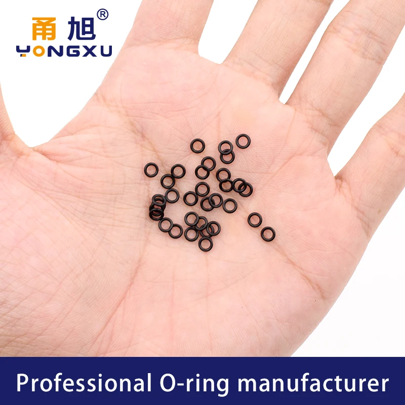 Nitrile Rubber 10PCS/lot Black NBR CS0.7mm thickness OD2/3/3.2/3.7*0.7mm O Ring Gasket waterproof Nitrile Rubber watch oring.-.